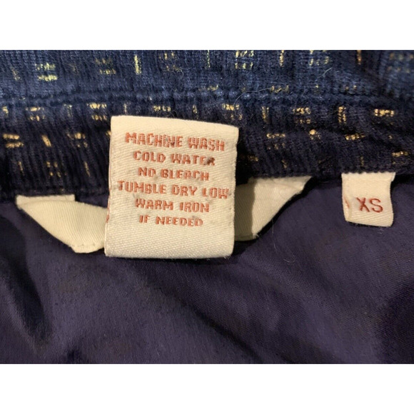 Sundance Jacket Womens XS Extra-Small Navy Button Up Cottage Core Corduroy Coat - Picture 7 of 7